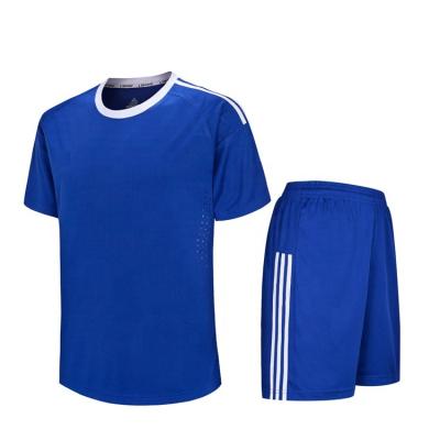 China Anti-wrinkle Hot Style Outdoor Sports Wear Durable Compression Football Kit Soccer Jersey for sale