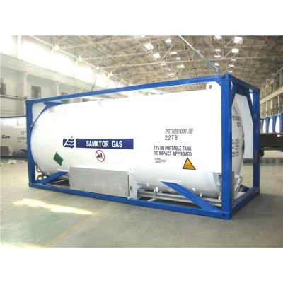 China Best Price Custom Helium Asphalt ISO Tank Cement Container 40 Feet for sale