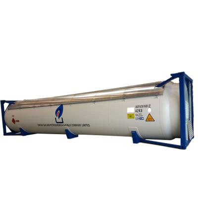 China SA612 China Wholesale 30 ft ISO Chemical Storage Helium T50 Tank Container for sale