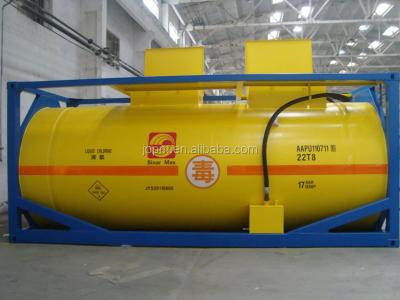 China T50 Liquid Chlorine Tank Container for sale