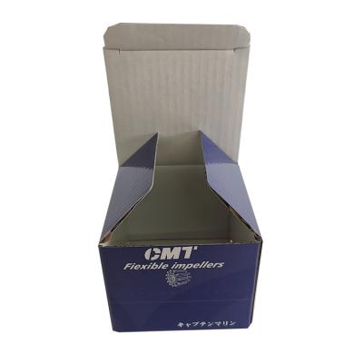 China Custom High Quality Custom Recyclable Corrugated Cardboard Glossy Paper Box Lamination Ad Box for sale