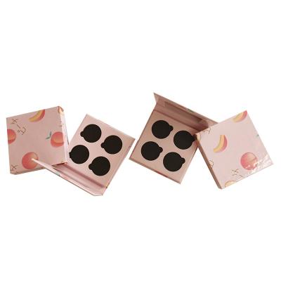 China Recyclable Stain Eyeshadow Box Cardboard Eyeshadow Palette Cardboard Box UV Lamination Glossy Packaging Cardboard Box for sale