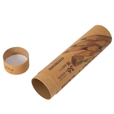 China Custom Exquisite Recyclable Lid Box Corrugated Cardboard Cylindrical Paper Tube Box for sale