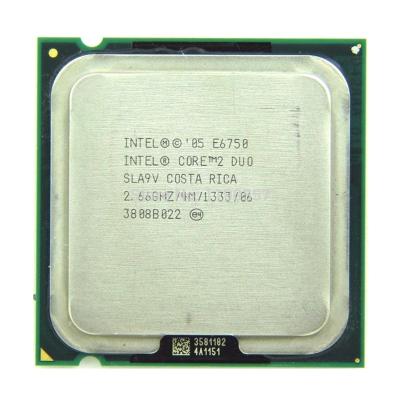 China Desktop For Intel Core 2 Duo CPU Processor E6750 4M Cache, 2.66 GHz, 1333 MHz FSB Socket 775 for sale