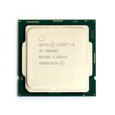 China Desktop for Intel Core CPU i5-10600K 12M Cache , up to 4.80 GHz LGA1200 CPU for sale