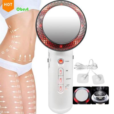 China Weight Loss Handheld 3 in 1 Fat Burning Infrared Body Slimming Machine Weight Loss Remover Massager Beauty Device for Belly Arm Leg Facial Massage for sale