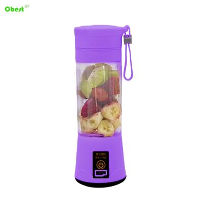 China Rechargeable Electric Automatic Vegetable Citrus Juice Maker Cup Mixer Bottle Orange 380ml USB Fruit Blender Protable Juicer Portable Cup Juicer for sale