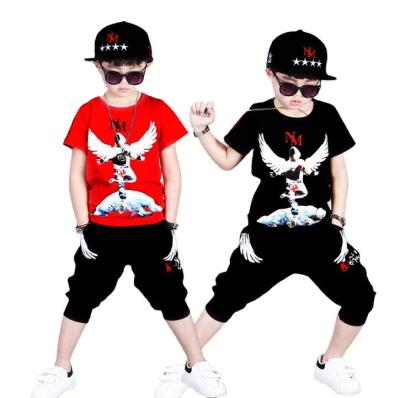 China Anti-pilling Baby Clothing Sets Summer Baby Boys Girls Clothes Cotton Boys Tops T-shirt+Pants Outfits Kids Clothes Set Kids Cloth for sale