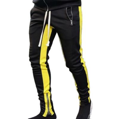 China Plus Size Cotton / Polyester Blended Fleece Customized Mens Sweatpants Wholesale Black Sports Jogger Pants for sale