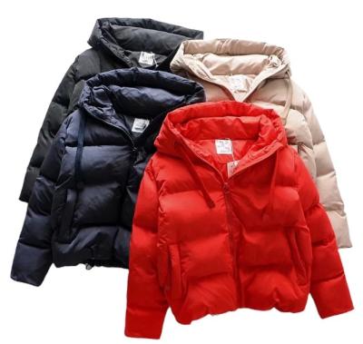 China Wholesale viable down coat women winter down coat woman hooded stripper coat winter parkas warm down jacket cotton padded jacket for sale