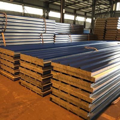 China Roof/Wall/House/Warehouse/Prefab workshop/ect insulated sandwich panel for construction container price sandwich panel for sale