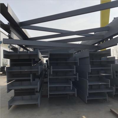 China Steel Fabricated Chinese Prefab Truss Large House Frame Steel Structure For Gas Station for sale