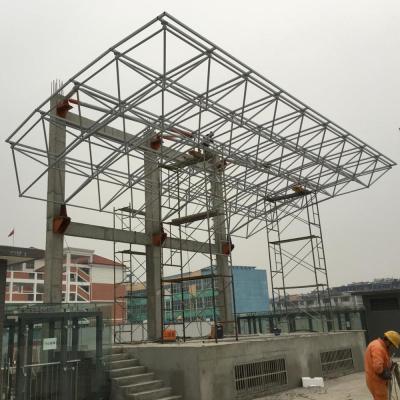 China High Quality Factory Fabricated House Steel Easy To Install Steel Space Frame Grid Structures for sale