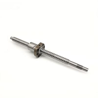 China CNC machine CNC ball screw SFU1605-1500mm with single nut end machined according to BK12BF12 for sale