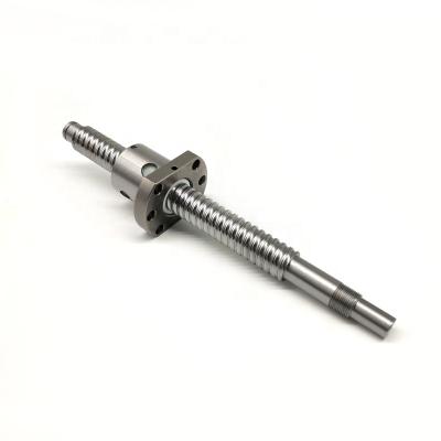 China CNC Machine 10mm Pitch 20mm Ball Screw With Single Nut BKBF15 Machining End Ball Screws SFU2010 for sale