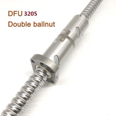 China CNC Machining Parts High Precision High Load Nut Ball Double Screw DFU3205 For CNC Machine for sale