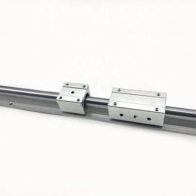 China SBR35-1000mm Linear CNC Router CNC Machine Linear Shaft SBR35-1000mm Linear Guide Set Aluminum Round Rail With Slide Block Supporting SBR35UU for sale