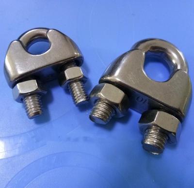 China Lifting Fittings 304 / 316 Stainless Steel DIN 741 Wire Rope Clips for sale