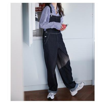 China Simple street women's European and American hot style personality denim breathable jumpsuits for sale