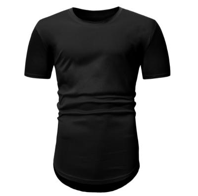 China High Street Short Sleeve Scoop Bottom Plus QUICK DRY T-Shirt Male And Female The Same Long Medium T-Shirt for sale