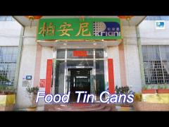 round easy open tin can double seam empty food cans for airtight sealing