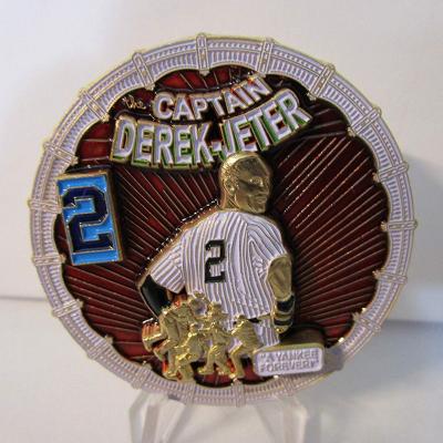 China Cheap Custom America 3D Metal Enamel Baseball Challenge Coin for sale