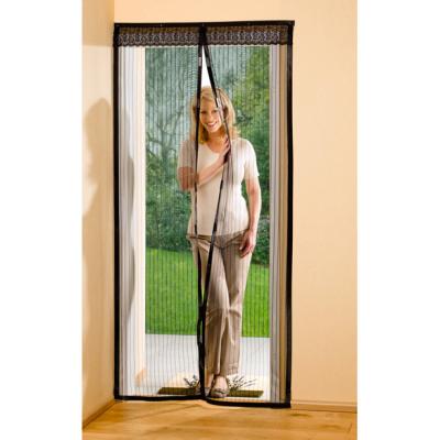 China Blackout Polyester High Quality Custom Mosquito Net Fly Screen Door Decorative Magnetic Window Curtain for sale