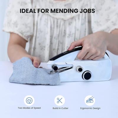 China Handheld Sewing Machine Mini Portable Sewing Beginners Household Cordless Sewing Household Power Tool for Adults and Kids Quick Mending for sale