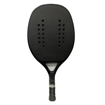 China Custom Non-Slip Logo Support Carbon Beach Tennis Racket for sale