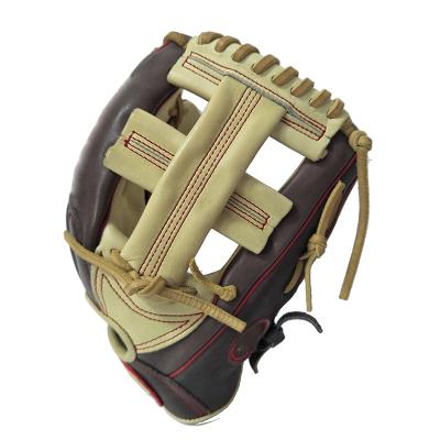 China Cow Split Grain Leather 1 MOQ Luxury Cowhide Cow Split Custom Wholesale Youth Kip Japanese Leather Catcher Baseball Glove Manufacturer for sale