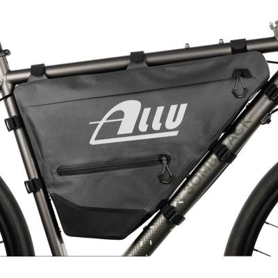 China Custom Popular Triathlon Road Bike Frame Bag Bicycle Triangle Storage Bag Cycling Carry Bag for sale