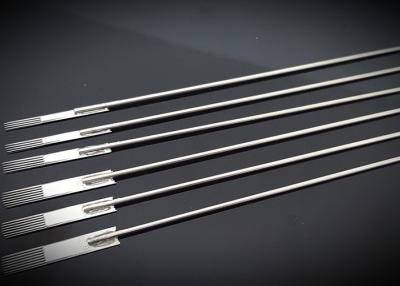 China ISO9001  Less Vibration Disposable Tattoo Needle 304 Medical Stainless Steel Silver for sale