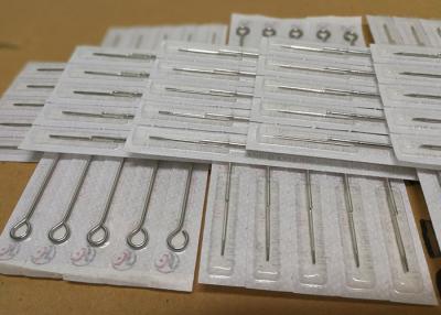 China 200 Pcs Pin U Shape Eyebrow Tattoo Needle For Permanent Makeup  / Standard Length for sale