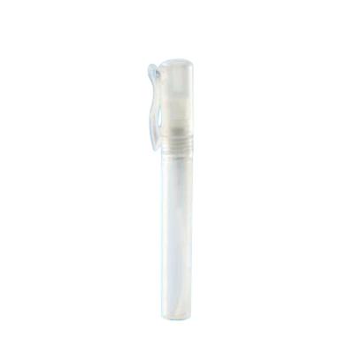 China Personal Care Mini Small Tube Plastic Perfume Spray Bottle Top Empty And Slim With Plastic Cap for sale