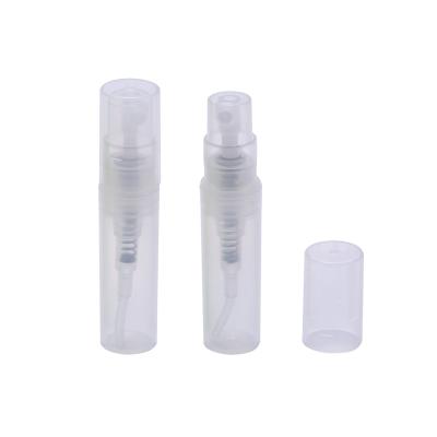 China Hot Sale 2ml 3ml Mini Small Plastic Pump Refillable Personal Care Perfume Spray Bottle, Empty Plastic Spray Bottle for sale