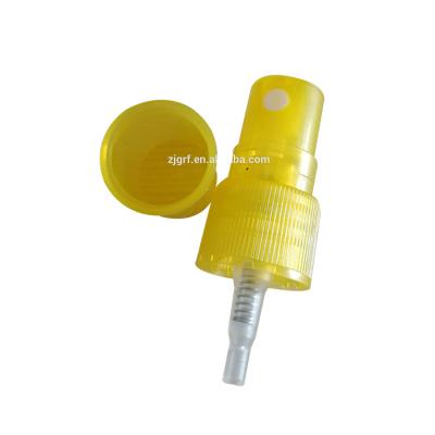 China Non Mist High Quality Plastic Perfume Sprayer Fine Spill Yellow Water Nozzle, Handheld Spray for sale