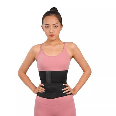 China Breathable Back Support Slimming Waist Trainer Bandage Band Tummy Belt Belly Waist Wrap With Buckle One Size Fits All for sale