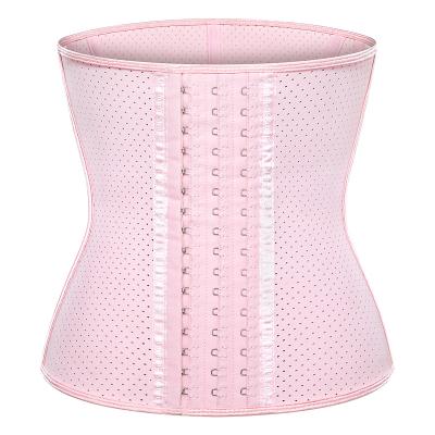 China Breathable Trimmer Tummy Slimming Body Shaper For Women Corset Cincher Latex Slimming Back Pain Support Waist Trainer for sale