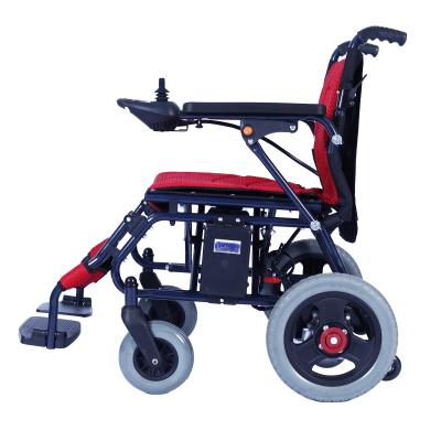 China Foldable Electric Portable Folding Wheelchair Lightweight Electric Power Wheelchair With Acid Battery for sale