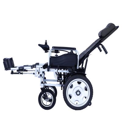 China Adjustable Electric Motors Foldable Automatic Light Wheelchair Reclining Electric Wheelchair Powerchair for sale