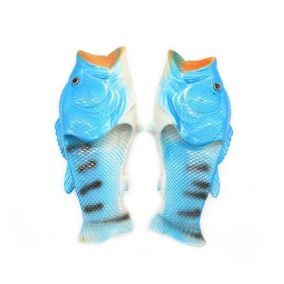 China CUSHIONING Funny Fish Sandals Fashion Fishing Family Beach Lightweight Outdoor Slippers Fish Slides Slippers for sale