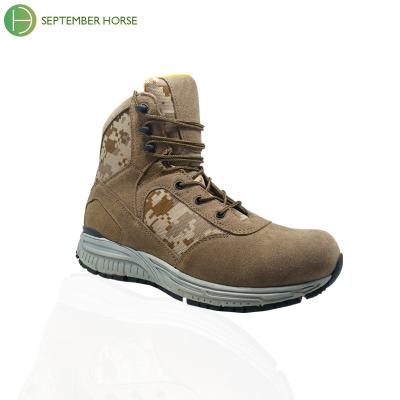 China High Quality Mens D&H Outdoor Army Suede Leather Hiking Combat Boots Tactical Desert Boots for sale