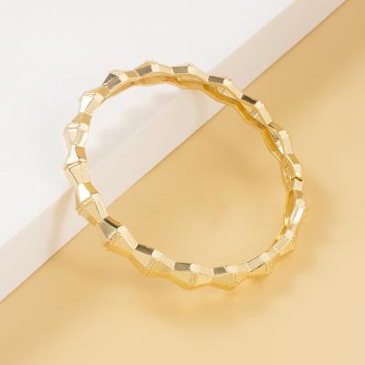 China RHB6620T Fashion 18K Gold Color Charm Bangle Bracelet Women CLASSIC Bangle Bracelet For Gift Party for sale