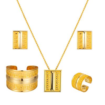 China FASHIONABLE 2021 New Listing RHBW6281 Women's Gold Plated Set High Quality African Jewelry Party Gift Jewelry for sale