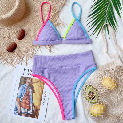 China YJC2075 swimsuit 2020 outer single Beachwear bikini women's seperated Swimwear bikini female for sale