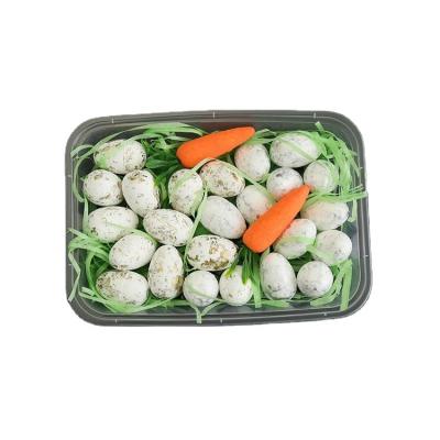 China Beautiful Newest Selling Colorful Radish Vegetable Festival Props Foam Decoration Animal Frozen Foam Egg for sale