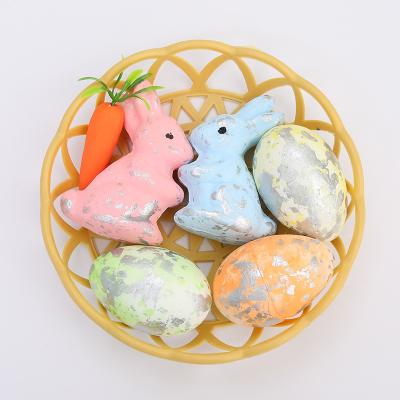 China Hot Sale Colorful Lovely Rabbit Antistress Toy Ornaments Home Decorations Radish Rabbit Egg for sale