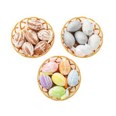 China Professional Supplier Beautiful Colorful Foam Props Halloween Eggs Art Party Foam Egg for sale