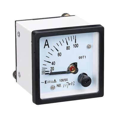 China AC Ammeter 99T1-A Panel Meter Panel Meter For 99T1 Current Transformer for sale