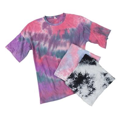 China Wholesale 2021 New Arrival Anti-Shrink 100% Tie Dye T-shirts Cotton High Street Casual T-shirt High Quality for sale